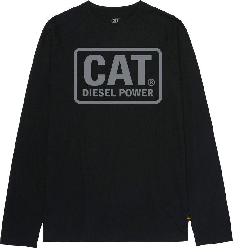 Diesel Power Long Sleeve Raglan T-Shirt
 image number 0