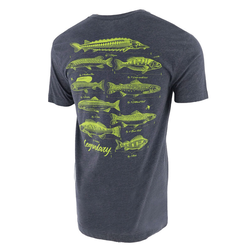 Men's Legendary Whitetails Short Sleeve Fish T-Shirt image number 1
