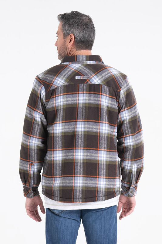 Men's Deer Camp Berber Lined Flannel Shirt Jacket image number 4