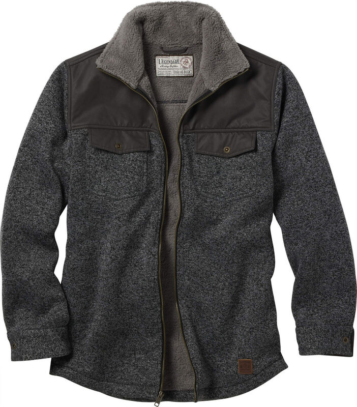 Men's Tough as Buck Sweater Knit Shirt Jacket image number 0