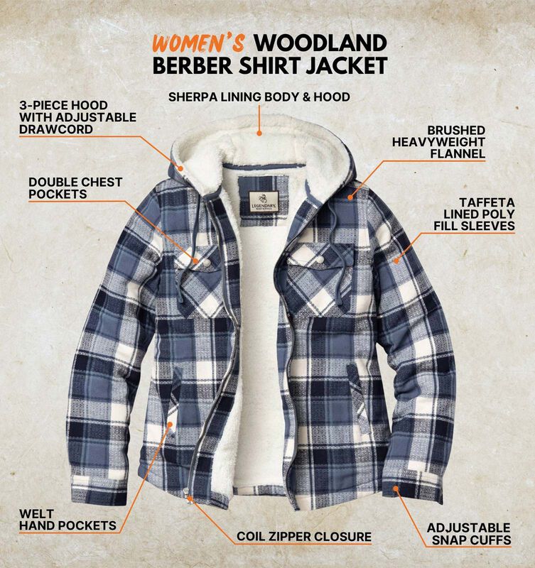 Women's Woodland Berber Shirt Jacket image number 2