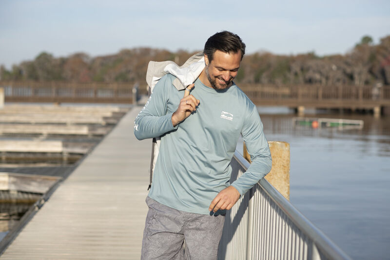 Men's Dry Fit UPF Sun Protection Long Sleeve T Shirt image number 2