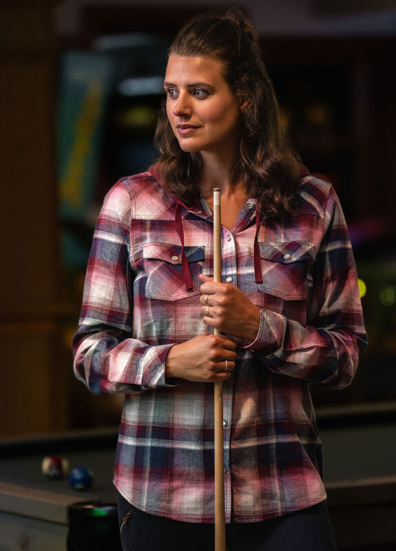 Women's Lumber Jane Hooded Flannel Shirt image number 2