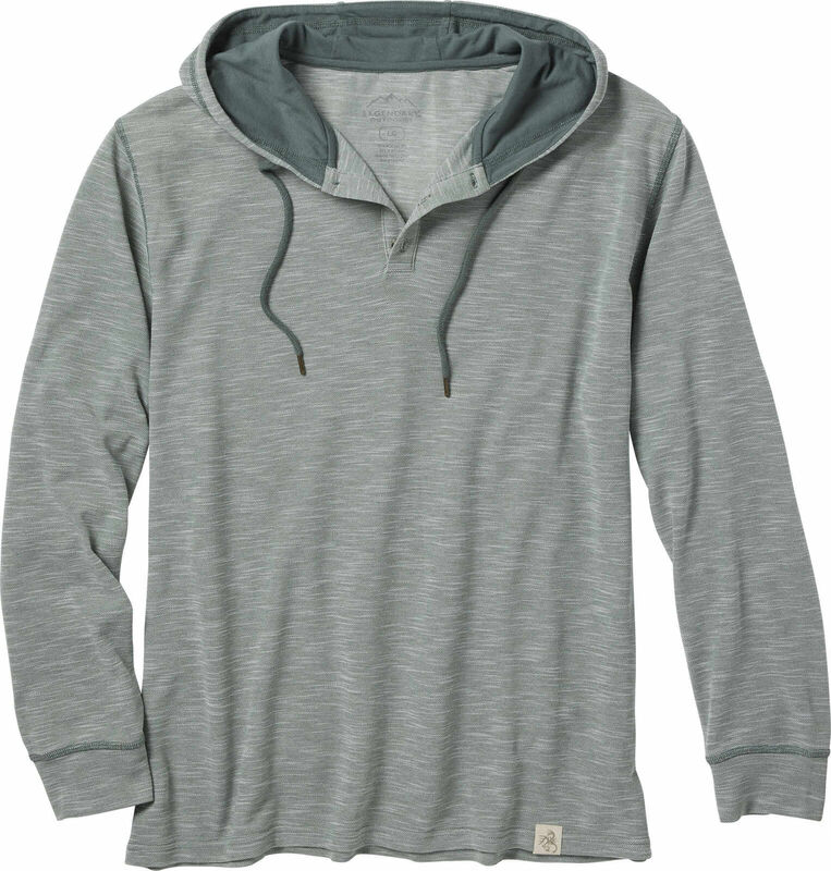 Men's Outdoors Hooded Pullover Performance Henley image number 0
