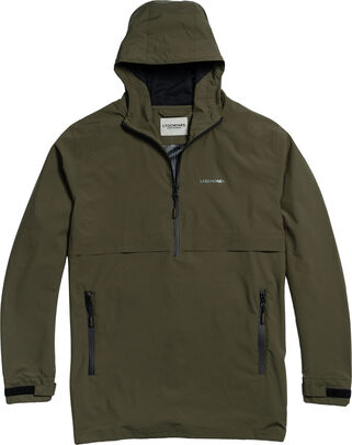Men's Half Zip Water Resistant Windbreaker Rain Jacket