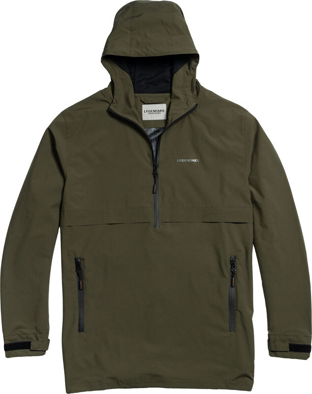Men's Half Zip Water Resistant Windbreaker Rain Jacket image number 0