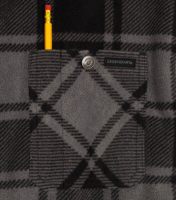 Men's Navigator Fleece Bonded Berber Snap Shirt Jacket image number 3