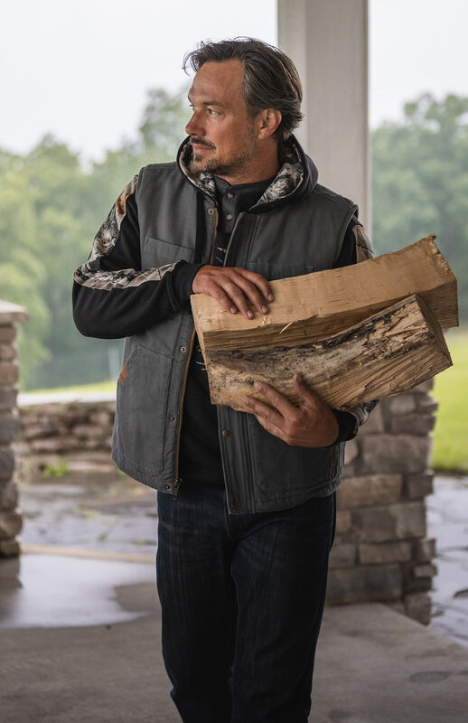 Men's Canvas Cross Trail Workwear Vest image number 2