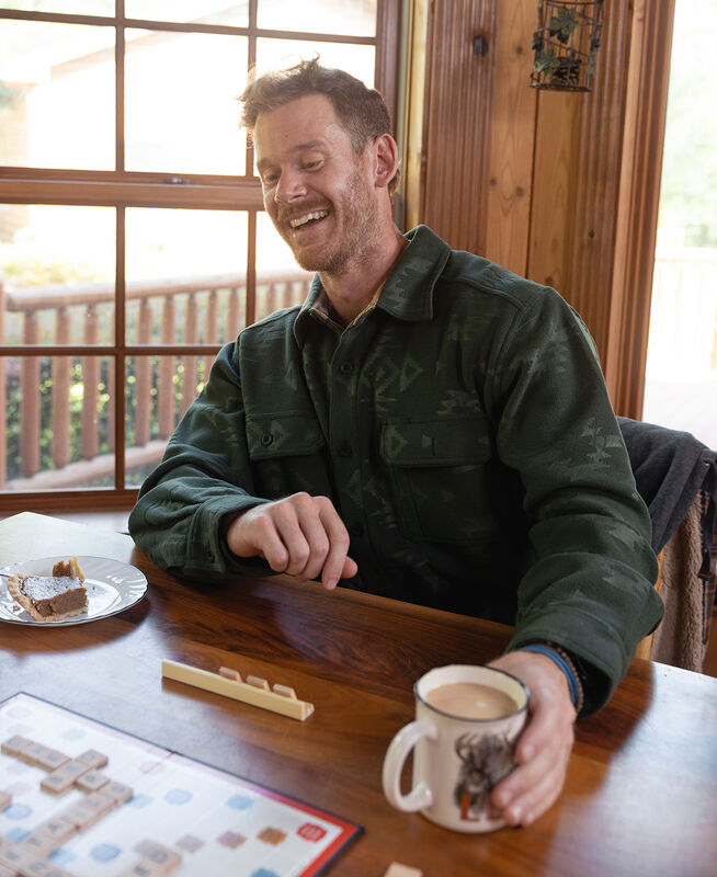 Men's Heavyweight Navigator Fleece Shirt image number 4