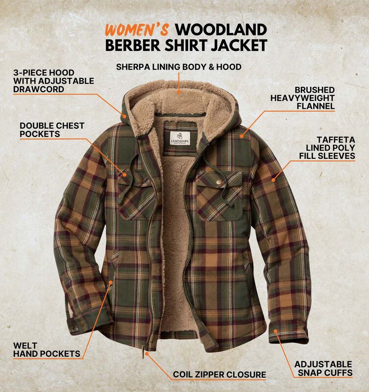 Women's Woodland Berber Shirt Jacket image number 2
