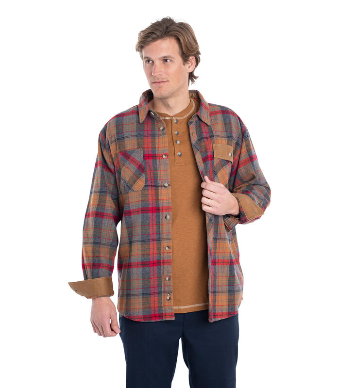 Men's Harbor Heavyweight Flannel Shirt image number 3