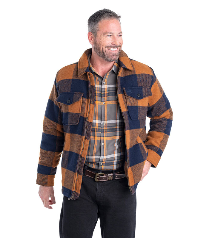 Men's Tough as Buck Outdoorsman Berber Lined Wool Jacket image number 3