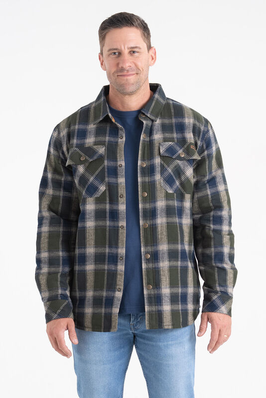Men's Archer Thermal Lined Flannel Shirt Jacket image number 3