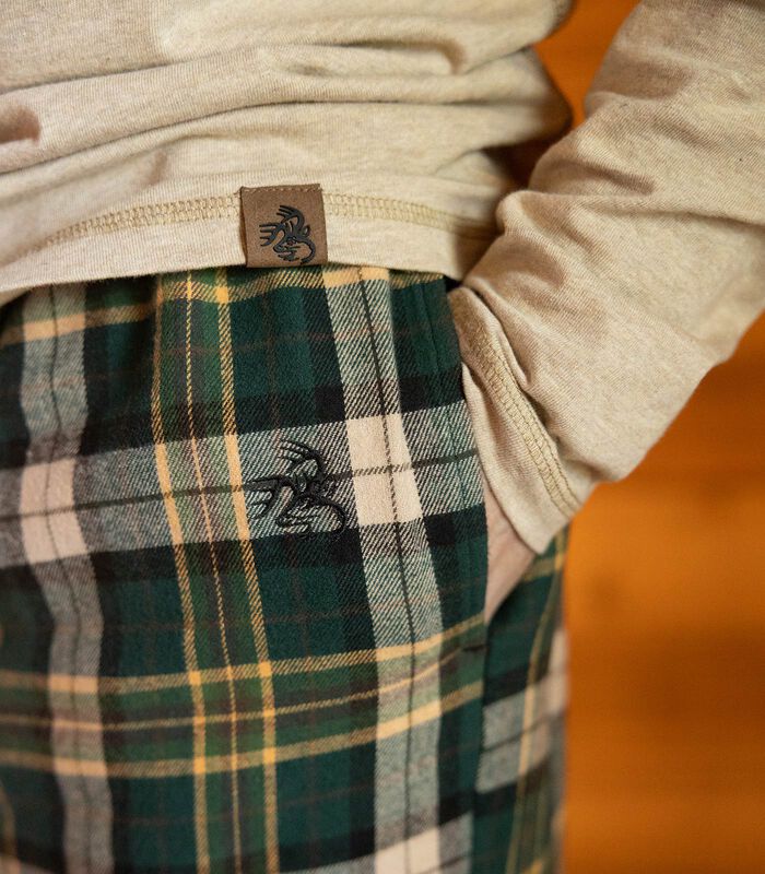 Men&rsquo;s Flannel Plaid Sleep Pants image number 7