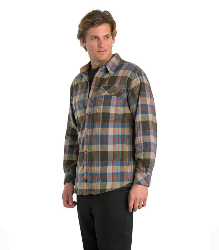 Men's Buck Camp Flannel Shirt image number 3