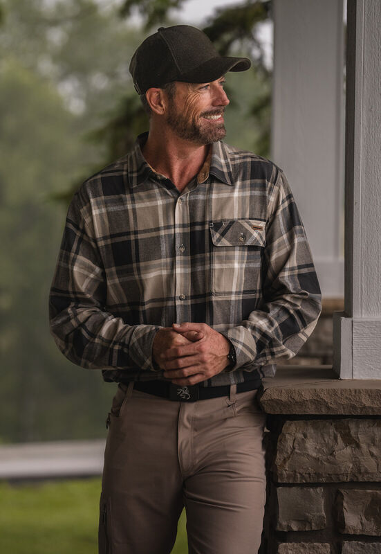 Men's Buck Camp Flannel Shirt image number 2