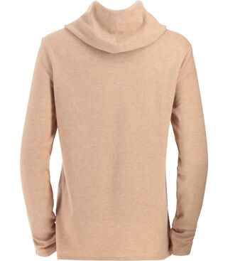 Womens Brushed Cowl Neckline Top