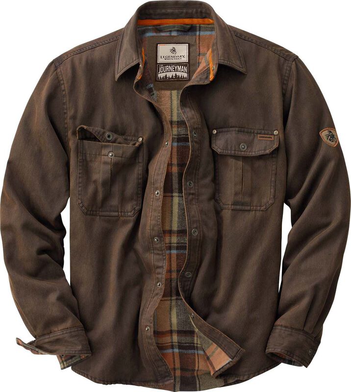 Men's Journeyman Flannel Lined Shirt Jacket image number 0