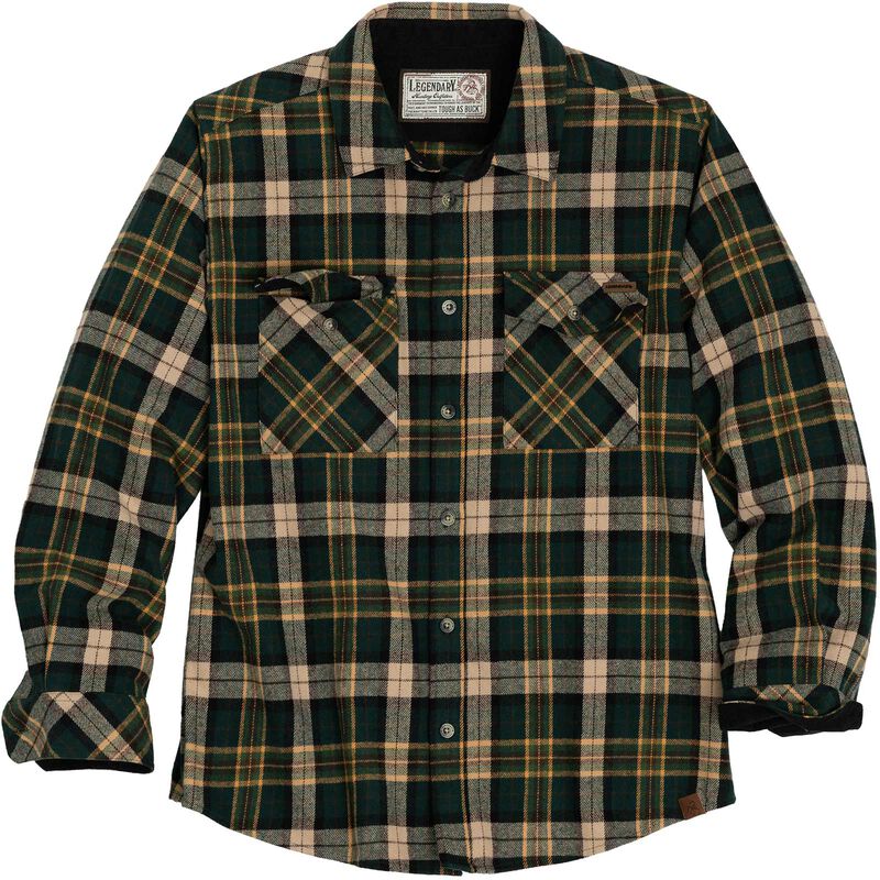 Men&rsquo;s Tough as Buck Heavyweight Long Sleeve Flannel Shirt image number 0