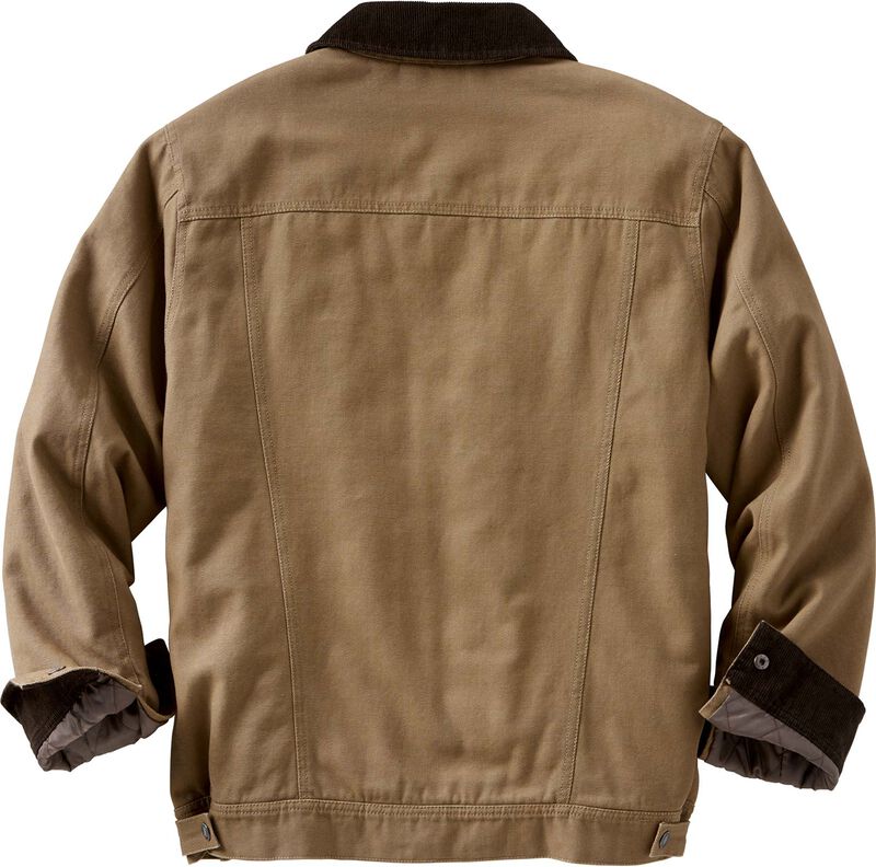 Men's Concealed Carry Hideout Flannel Lined Canvas Jacket image number 3