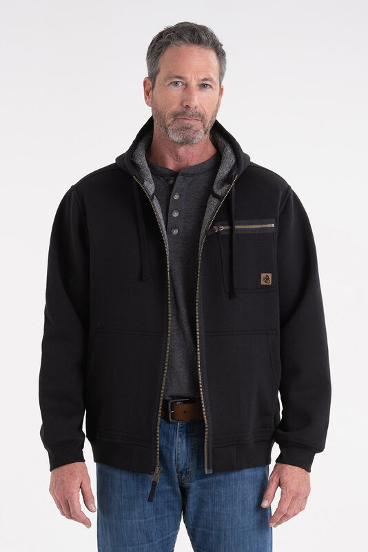 Men's North Woods Berber Lined Zip Front Hoodie image number 2