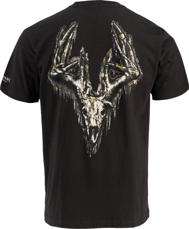 Men's Camo Buck Skull Pocket Short Sleeve T-Shirt image number 0
