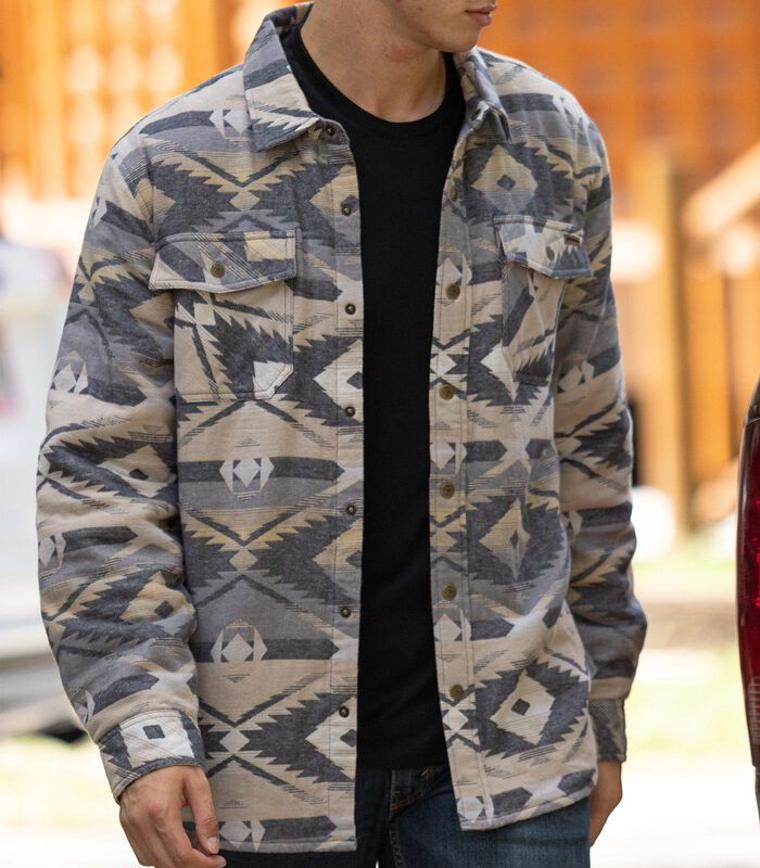 Men's Archer Thermal Lined Flannel Shirt Jacket image number 3