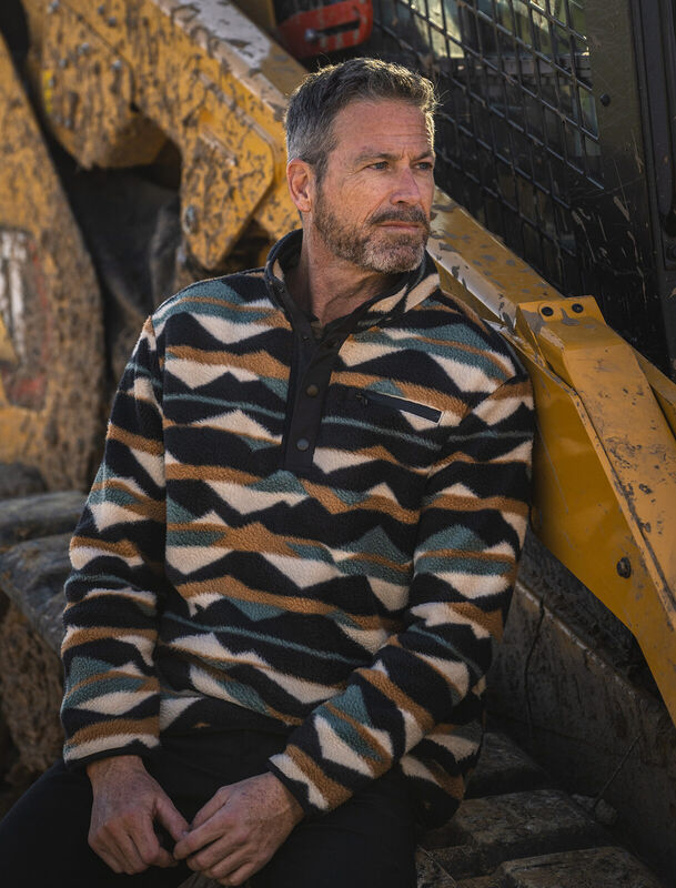 Legendary Outdoors Men's Sherpa Fleece Snap Up Pullover image number 2