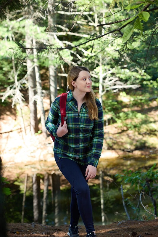 Women's Comfortable Performance Flannel Shirt image number 3