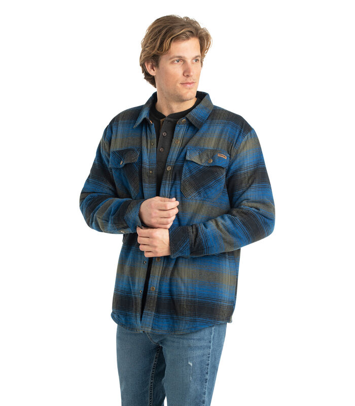 Men's Archer Thermal Lined Flannel Shirt Jacket image number 3