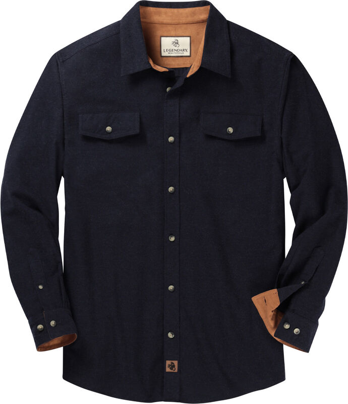 Men's Legendary Stretch Flannel Shirt Solid Heather image number 0