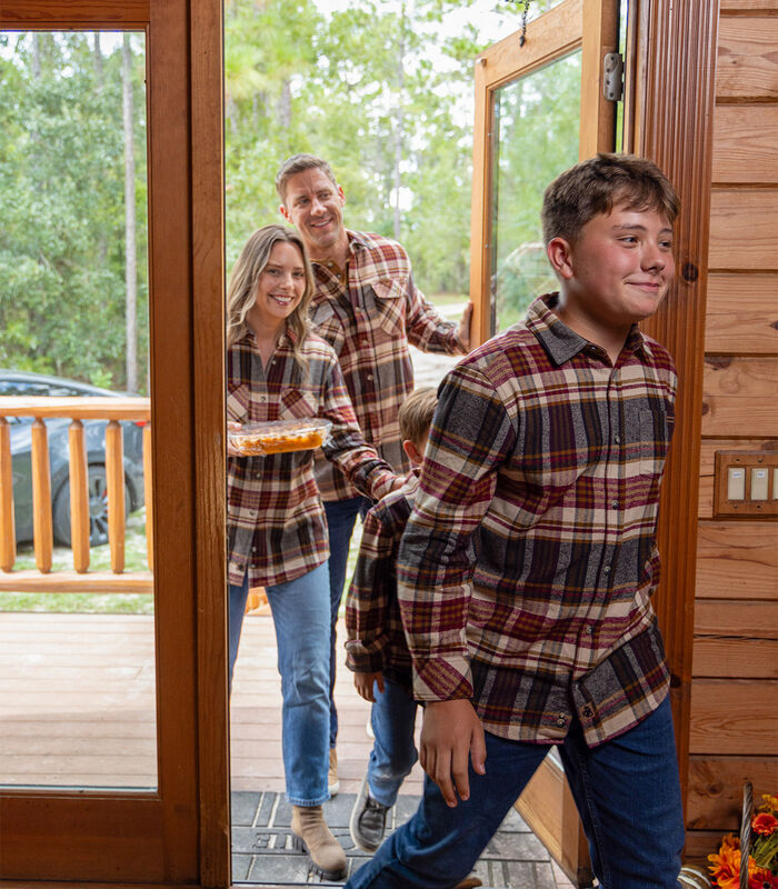 Youth Lumberjack Flannel Shirt image number 2