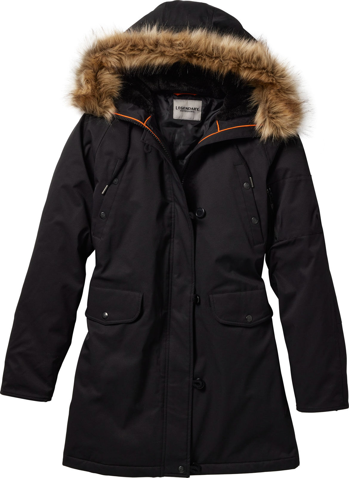 Parka with a hood online