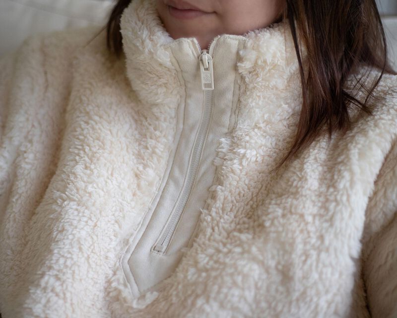 Women's Fuzzy Hide Fleece Pullover image number 2