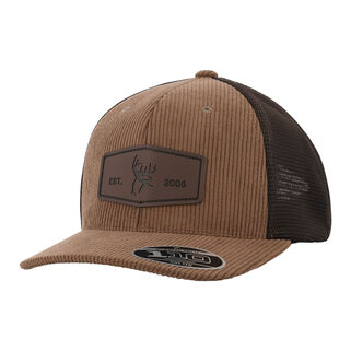 Buck Commander Corduroy Leather Patch Hat