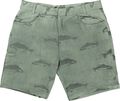 Men's Water Activated Fish Print 9 Inch Inseam Boardshort