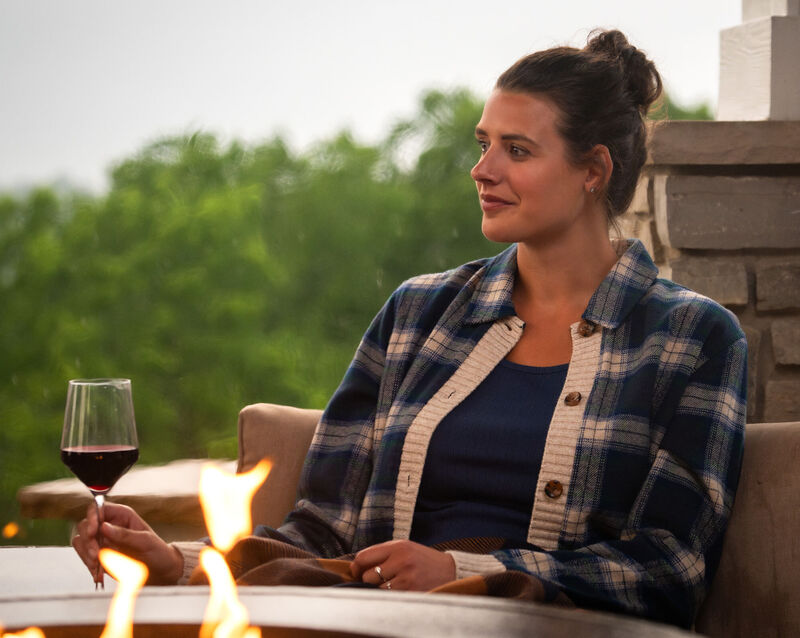 Women's Heritage Flannel Cardigan image number 2