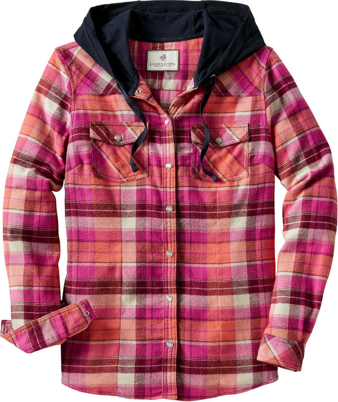 Women's Lumber Jane Hooded Flannel Shirt image number 0