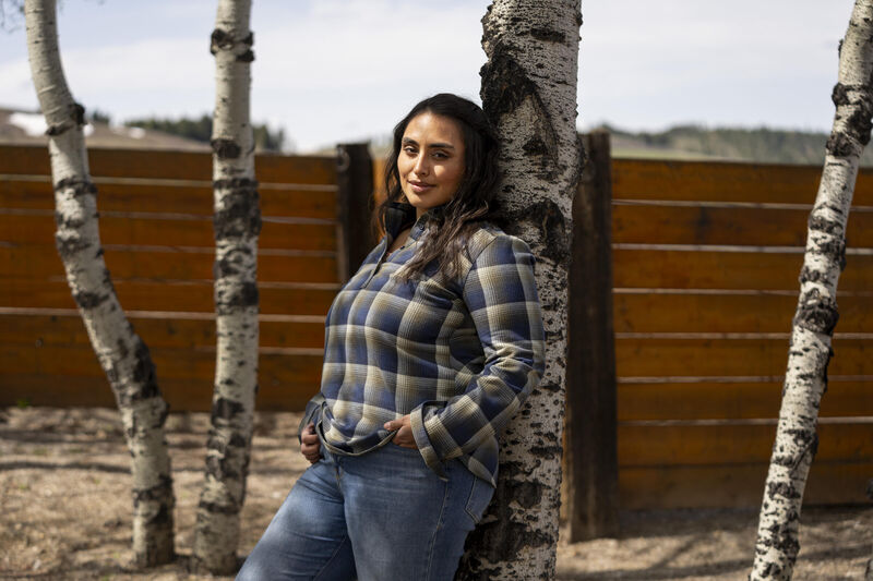 Women's Firelight Popover Flannel Tunic Top image number 2