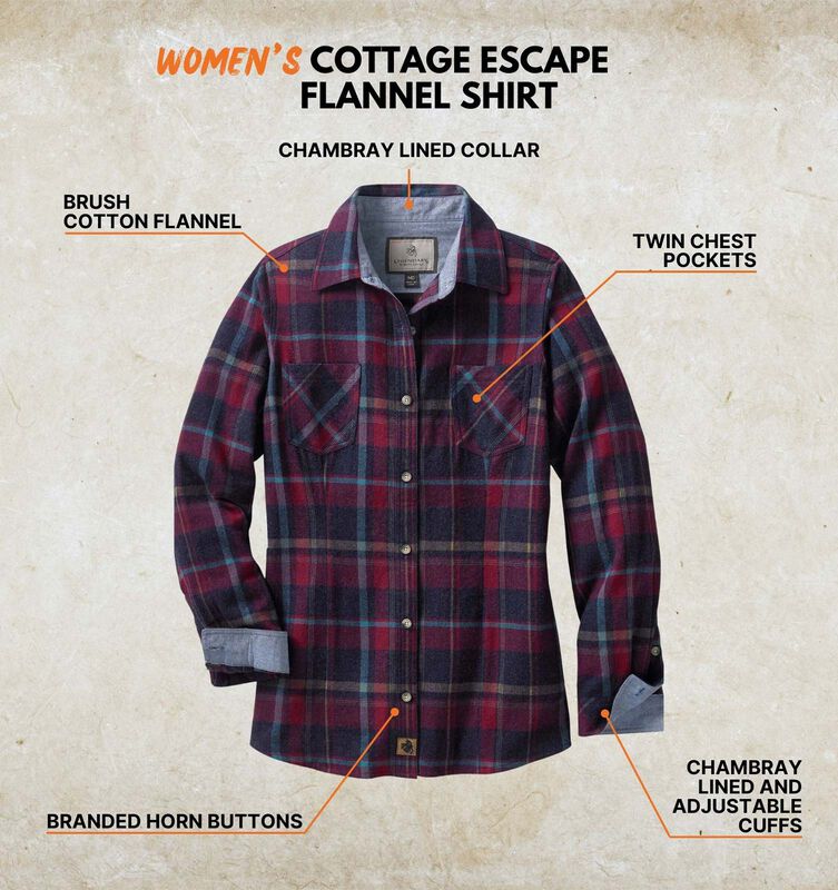 Women's Cottage Escape Flannel Shirt image number 2