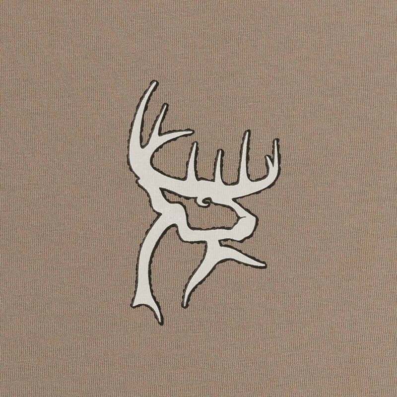 Men's Buck Commander Camo Filled Flag Long Sleeve Shirt image number 3