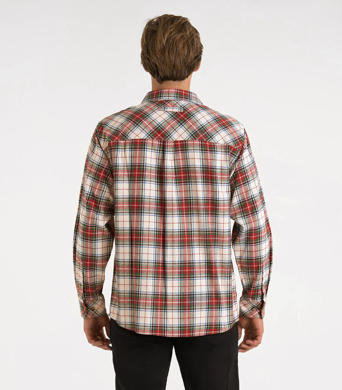 Men's Buck Camp Flannel Shirt image number 7