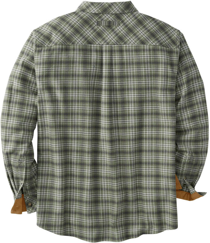 Men's Legendary Stretch Flannel Shirt Solid Heather image number 1