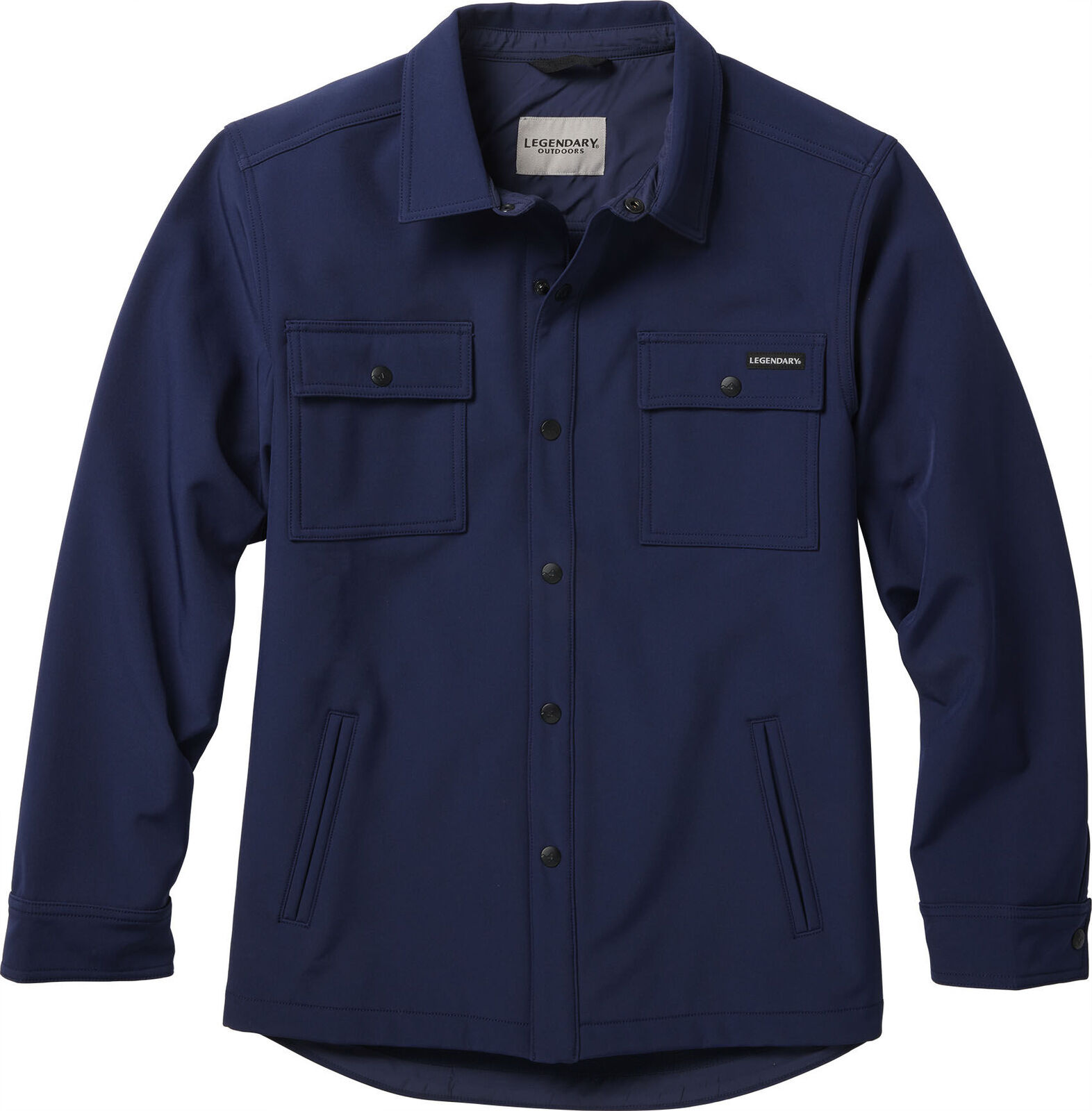 ジャケット・アウター SQUEEZED DESIGN WIND SHIRT DARK NAVY Men's Legendary Outdoors Storm Chaser Softshell Jacket
