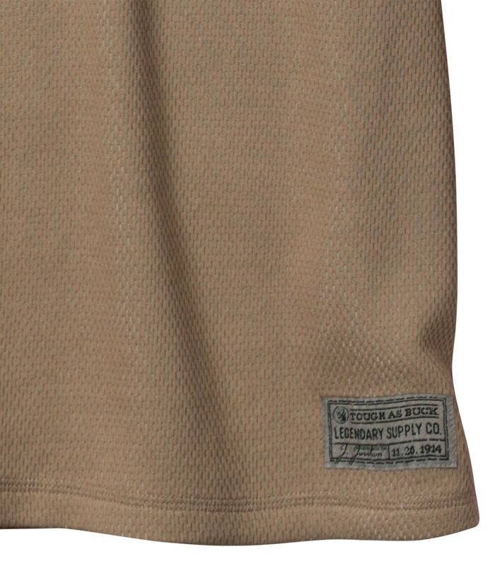 Men's Tough as Buck Double Layer Thermal Henley Shirt image number 3