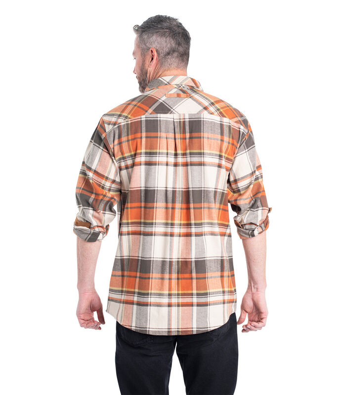 Men's Legendary Stretch Flannel Shirt Solid Heather image number 4
