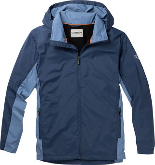 Men's Water Resistant Hooded Rain Jacket