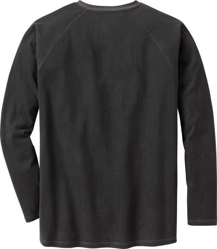 Men's Recluse Raglan Henley Long Sleeve Shirt image number 1