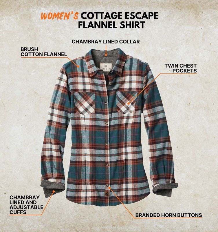 Women's Cottage Escape Flannel Shirt image number 2