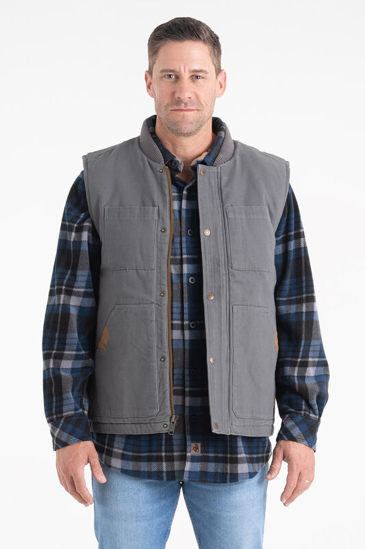 Men's Concealed Carry Canvas Cross Trail Vest image number 3